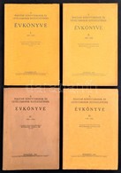 1937-1943 Magyar Könyvtárosok és Levéltárosok Egyesületének évkönyve I-IV. I. 1935-1937. II. 1937-1938. III. 1938-1941.  - Non Classificati