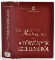 Montesquieu: A Törvények Szelleméről. Sapientia Humana. Bp.,2000, Osiris, 1049+1 P. Kiadói Kartonált Papírkötés, Kiadói  - Ohne Zuordnung