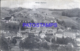 115529 SWITZERLAND WILEN HERISAU VIEW PANORAMA POSTAL POSTCARD - Herisau