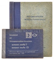 Motorkerékpár Műszaki Tansegédlet. Összeállította: Nemák Béla. Bp., 1950, Magyar Szabadságharcos Szövetség. Kiadói Félvá - Sin Clasificación