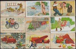 ** * 65 Db RÉGI üdvözlő Motívum Képeslap / 65 Pre-1945 Greeting Motive Postcards - Zonder Classificatie