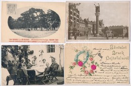 ** * 52 Db RÉGI Képeslap: Főleg Motívumok, Pár Fotó, Kevés Főleg Magyar Városképes Lap / 52 Pre-1945 Postcards: Mostly M - Ohne Zuordnung