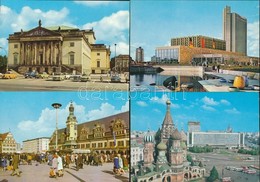 ** 60 Db MODERN Használatlan Főleg Külföldi Városképes Lap / 60 Modern Unused Mostly European Town-view Postcards - Ohne Zuordnung