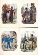 ** * 13 Db MODERN Német Katonai Reprint Művészlapok 1983-ból / 13 Modern German Military Reprint Art Motive Postcards Fr - Non Classificati