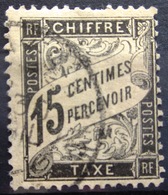 FRANCE              TAXE 7              OBLITERE - 1859-1959 Usati