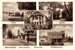 * T1/T2 Balatonföldvár, Mókus Villa, Kápolna, Fürdőigazgatóság - Non Classés