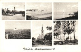 * T1/T2 Balatonszárszó, Templom, Part, Fürdő - Non Classificati