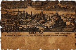 ** T2 Budapest, Buda 1650, Látkép, Vár, Budavára, Azzóváros, Zsidó- Vagy Víziváros, Külváros, Gellérthegy, L. Kaucky Kia - Non Classés