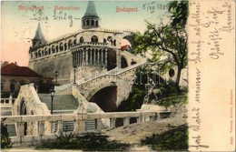 T2 1905 Budapest I. Királyi Vár, Mátyás Lépcső. Taussig Arthur 3028. - Non Classés