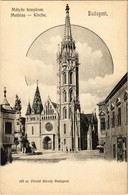 ** T1 1903 Budapest I. Mátyás Templom. Divald Károly 149. - Ohne Zuordnung