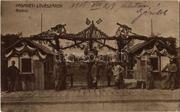 T2/T3 1915 Budapest II. Pasaréti Lövészárok Bejárata, Katonák, Pénztár - Ohne Zuordnung