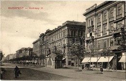 * T2 1910 Budapest VI. Andrássy út, üzletek, Földalatti Vasúti Megállóhely - Non Classificati