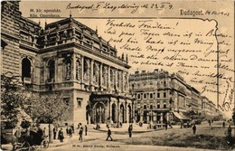 T2/T3 1903 Budapest VI. Operaház, Opera Kávéház. Divald Károly 38.  (EK) - Non Classificati