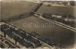 T2 1920 Budapest XIII. Margitsziget A Margit Híddal. Magyar Aeroforgalmi Részvénytársaság Légi Felvétele. Repülőposta /  - Ohne Zuordnung