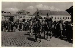 T2 1940 Dés, Dej; Bevonulás, Szvasztika Zászló / Entry Of The Hungarian Troops, Swastika Flag '1940 Dés Visszatért' So.  - Non Classés