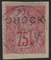 France Colonies Obock N°19 Oblitéré Sur Fragment TTB - Unused Stamps