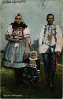 T3 1914 Holics, Holic; Holicser Volkstracht / Holicsi Népviselet, Folklór / Traditional Costume, Folklore (r) - Zonder Classificatie