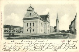 T2 Igló, Zipser Neudorf, Spisská Nová Ves; Evangélikus Templom, Kiadja Matz G. / Church - Ohne Zuordnung