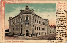 T2/T3 Ipolyság, Sahy; Pénzügyi Palota. Kanyó A. Utóda / Financial Palace. Art Nouveau - Sin Clasificación