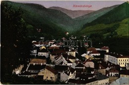 T2/T3 1914 Körmöcbánya, Kremnitz, Kremnica; Látkép A Zsinagógával. Kiadja Ritter Sándor / General View With Synagogue (E - Non Classificati