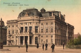 T2/T3 1909 Pozsony, Pressburg, Bratislava; Városi Színház / Theater (EK) - Non Classificati