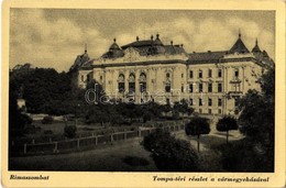 T2/T3 Rimaszombat, Rimavská Sobota; Tompa Tér, Vármegyeháza / Square, County Hall (EK) - Non Classificati