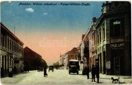 * T3 Munkács, Mukacheve, Mukacevo; Vilmos Császár út, Autó, Engel Lipót ékszerész üzlete / Street View With Automobile A - Zonder Classificatie