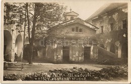 ** T1 Munkács, Mukacheve, Mukacevo; Vár, III. Udvar / Hrad Palanok, III. Nádvori V R. 1924 Zborená Studne / Castle Court - Non Classificati