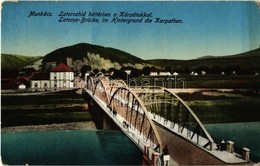 T2 1906 Munkács, Mukacheve, Mukacevo; Latorca Híd, Háttérben A Kárpátok / Latorica River, Bridge, Carpathian Mountains I - Unclassified