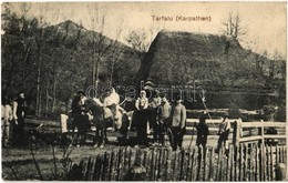 T2/T3 1916 Tarfalu, Holyatyn; Falusiak Katonákkal / Villagers With Soldiers + 'M.G.K. Res. I.R. 223'. (EK) - Non Classificati