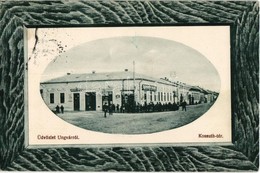 T3 1911 Ungvár, Uzshorod, Uzhorod; Kossuth Tér, Krausz Lipót, Riederman Dezső üzlete. Kiadja Perlman Etta 79. / Square,  - Sin Clasificación