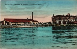 ** T2 Fazana, Fasana; Fabbrica Di Sardine / Sardinen Fabrik / Szardíniagyár / Sardine Factory. F. G. Marincovich - Zonder Classificatie