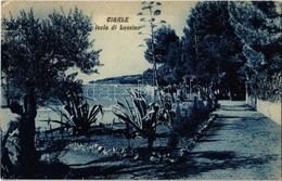 * T2/T3 Mali Losinj, Lussinpiccolo; Isola Di Lussino, Cigale / Promenade (EK) - Ohne Zuordnung