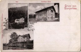 ** T3 Oberperfuss, Bad, Gasthaus Klotz, Restauration Klotz. Verlag Sebastian Weber / Spa, Bathing House, Inn, Hotel, Res - Ohne Zuordnung