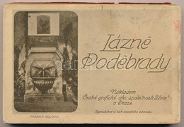 ** Lázne Podebrady - Card Booklet With 20 Cards - Unclassified