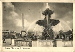 T2/T3 Paris, Place De La Concorde / Square, Fountain  (EK) - Non Classificati
