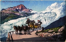 T2 Furkastrasse, Rhonegletscher / Furka Pass, Rhone Glacier, Chariot - Unclassified