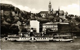 T2 1966 Budapest, 'Szabadság' Gőzüzemű Oldalkerekes Személyhajó. Képzőművészeti Alap Kiadóvállalat / Hungarian Sidewheel - Non Classés