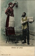 ** T1/T2 Chinke Mit Pinke. Nakl. J.L. St. 1904 / Jewish Couple With Hebrew Text + Ex Leo Libris - Ohne Zuordnung