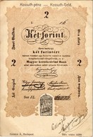 * T3 Kossuth Pénz. Két Forint Bankjegy. Gersten Á. Kiadása / Kossuth Geld, Zwei Gulden / Hungarian Banknote (EB) - Sin Clasificación