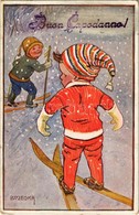 T2 Skiing Children, Winter Sport. W.R.B. & Co. Serie 22-108. S: Bozegka (?) - Zonder Classificatie