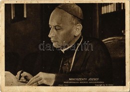 T2/T3 Mindszenty József Bíboros és Hercegprímás. Hajdú Felvétele / Hungarian Prince Primate, Archbishop Of Esztergom, Ca - Non Classificati