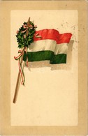 T1/T2 Magyar Zászló / Hungarian Flag. Welt-Krieg 1914. Meissner & Buch Kriegs-Postkarte Serie 2076. 'Isten áldd Meg A Ma - Sin Clasificación