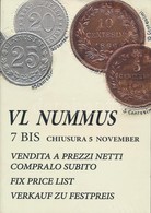 Olaszország 2017. 'VL Nummus - E-Live Auction 7 November 2017' Katalógus - Non Classificati