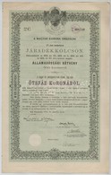 Budapest 1910. 'Magyar Korona Országai 4%-al Kamatozó Járadékkölcsön' 500K-ról Szelvényekkel, Szárazpecséttel, Bélyegzés - Unclassified