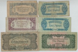 1944. 1P-100P (10x) 'A Vöröshadsereg Parancsnoksága' T:III-IV - Ohne Zuordnung