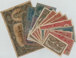 1913-1923. 13db-os Vegyes Magyar Korona Bankjegy Tétel T:III-IV - Non Classificati