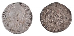 1468-1470. Denár Ag 'I. Mátyás' (0,49g) + 1584. Denár Ag 'Rudolf' (0,50g) T:2-,3
Hungary 1468-1470. Denar Ag 'Matthias I - Ohne Zuordnung