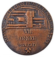 1984. 'OMBKE Szeged - Nyomásos és Fémöntészeti Napok' Egyoldalas, öntött Br Plakett (87mm) T:2 - Unclassified