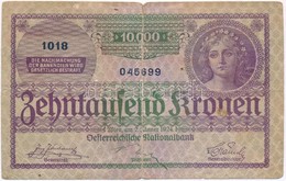 Ausztria 1924. 10.000K T:III- Szakadás, Ragasztás
Austria 1924. 10.000 Kronen C:VG Tear, Taped - Sin Clasificación